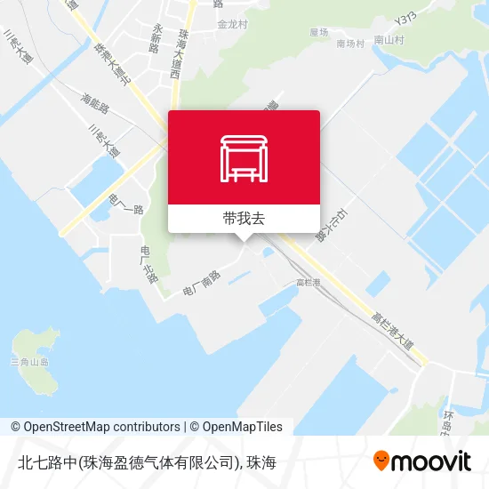 北七路中(珠海盈德气体有限公司)地图