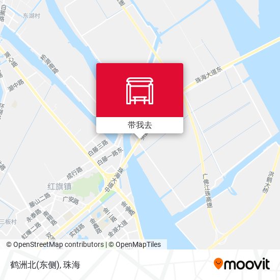 鹤洲北(东侧)地图