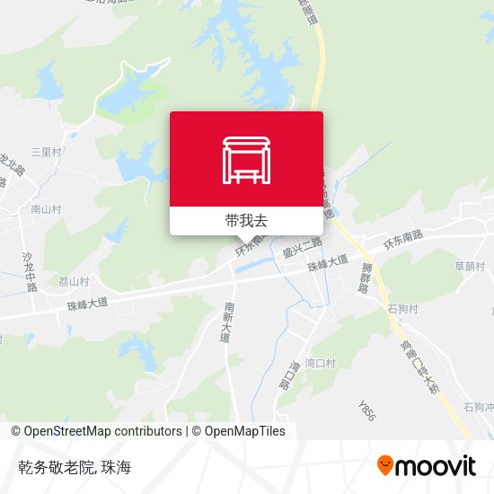 乾务敬老院地图