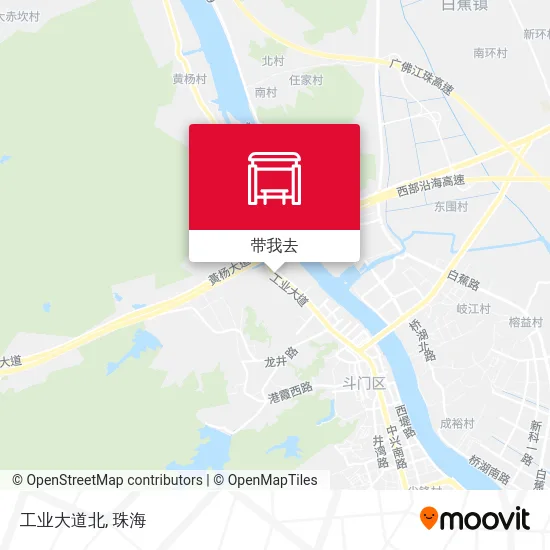 工业大道北地图