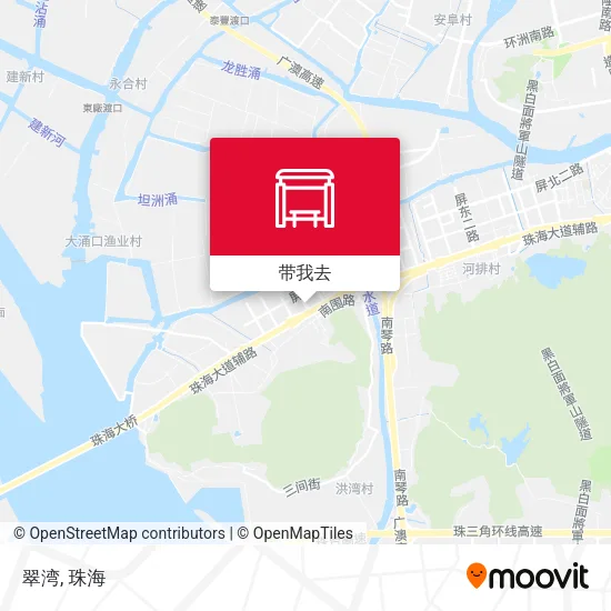 翠湾地图