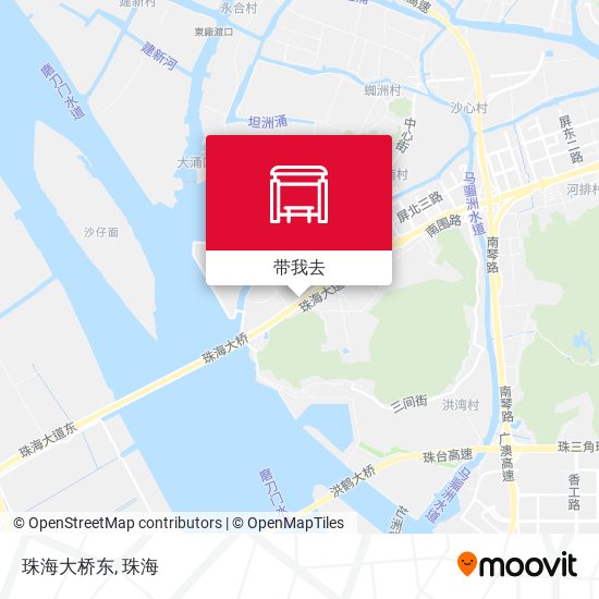珠海大桥东地图