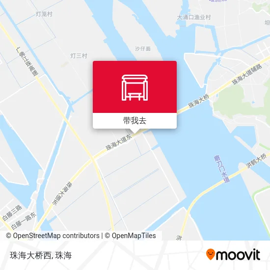 珠海大桥西地图