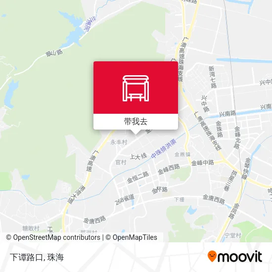 下谭路口地图