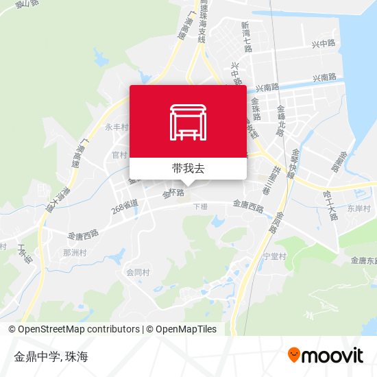 金鼎中学地图