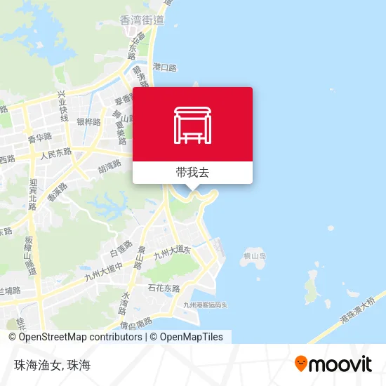 珠海渔女地图