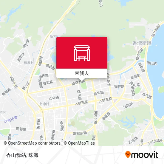 香山驿站地图