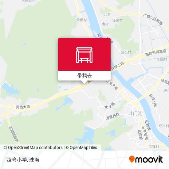 西湾小学地图