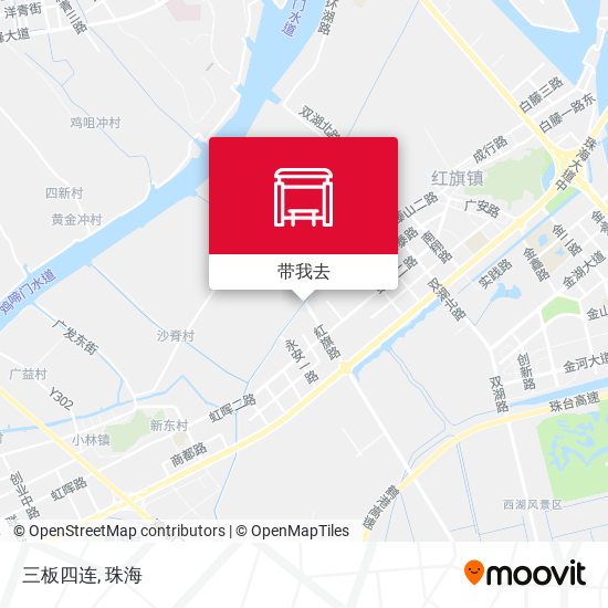 三板四连地图
