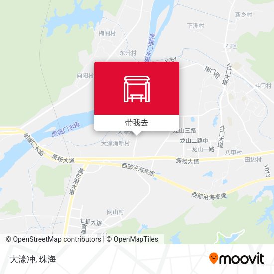 大濠冲地图