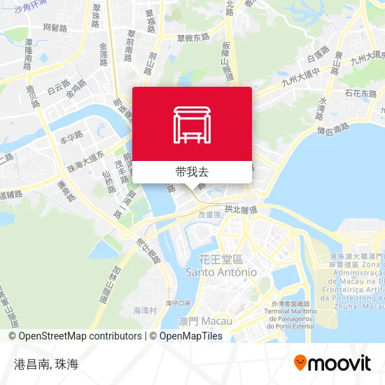 港昌南地图