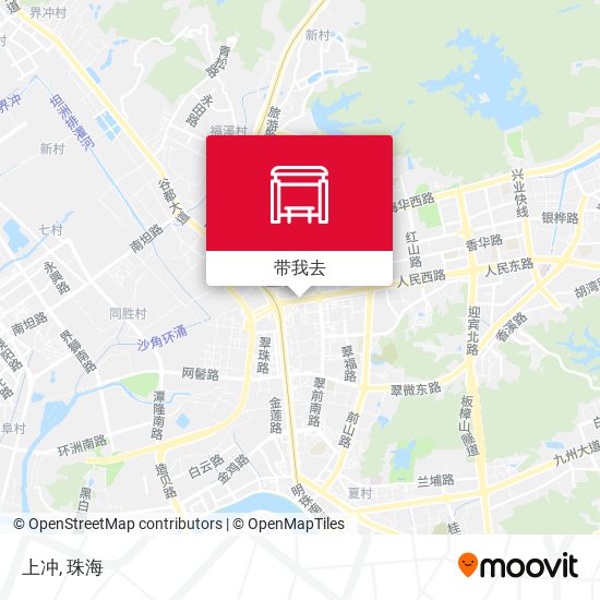 上冲地图