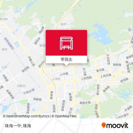 珠海一中地图