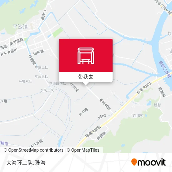 大海环二队地图