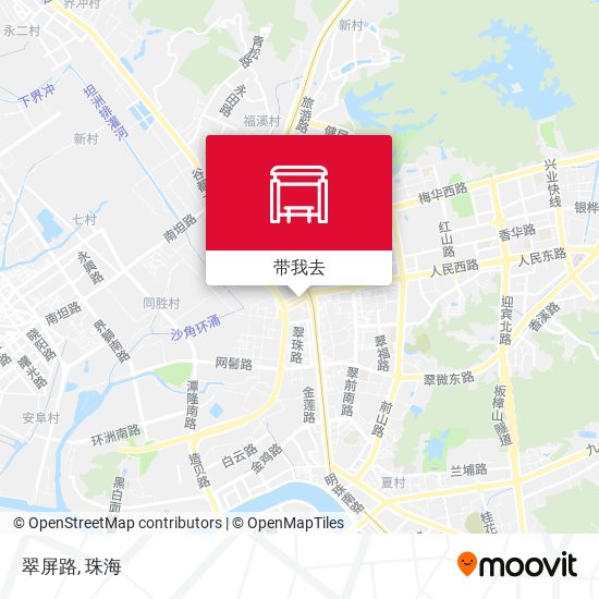 翠屏路地图