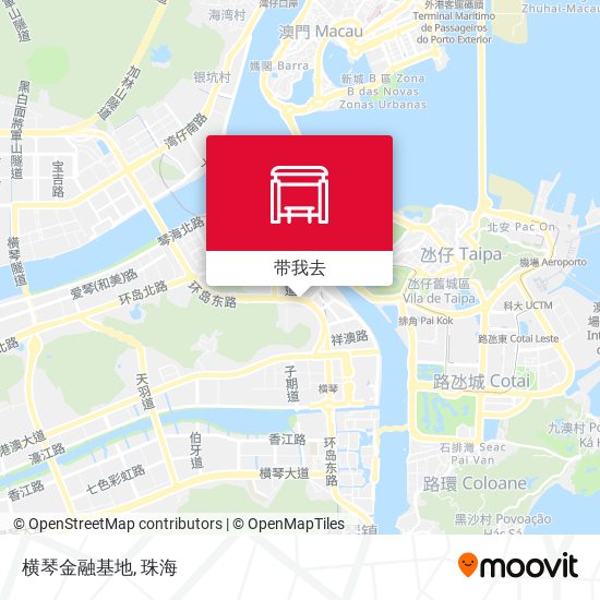 横琴金融基地地图