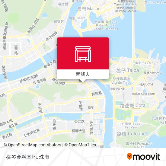 横琴金融基地地图