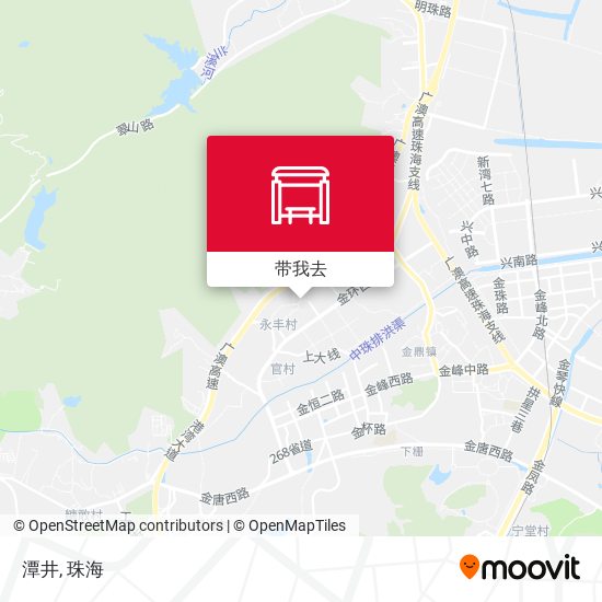 潭井地图