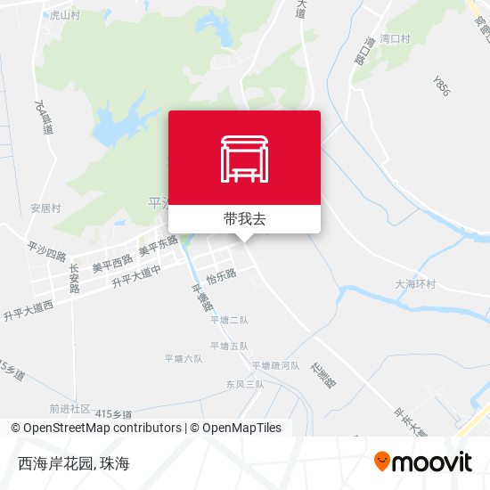 西海岸花园地图