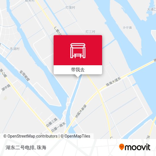 湖东二号电排地图