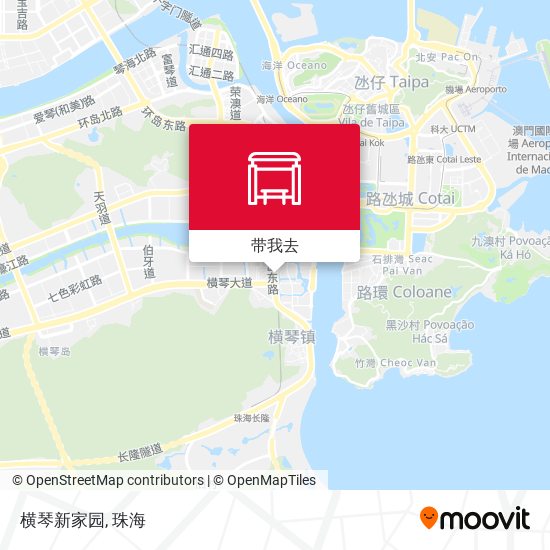 横琴新家园地图