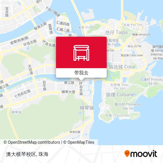 澳大横琴校区地图