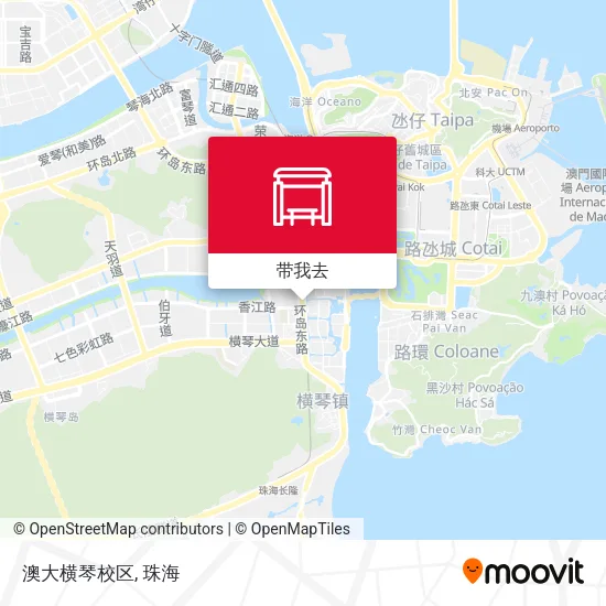 澳大横琴校区地图