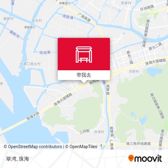 翠湾地图