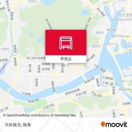 天科路北地图