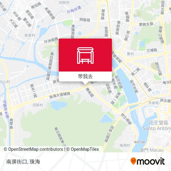南屏街口地图