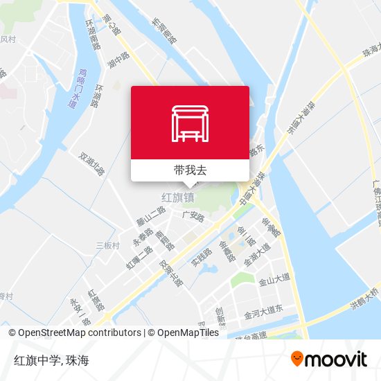 红旗中学地图
