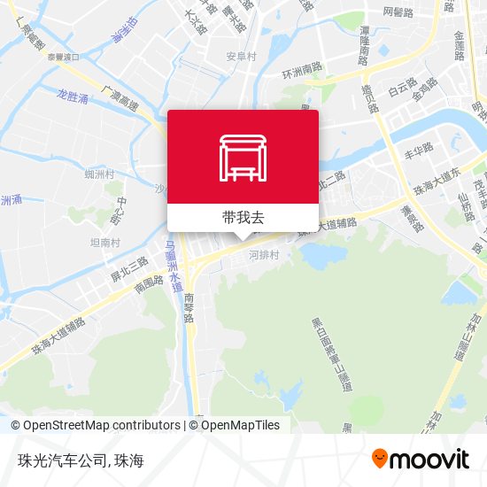珠光汽车公司地图