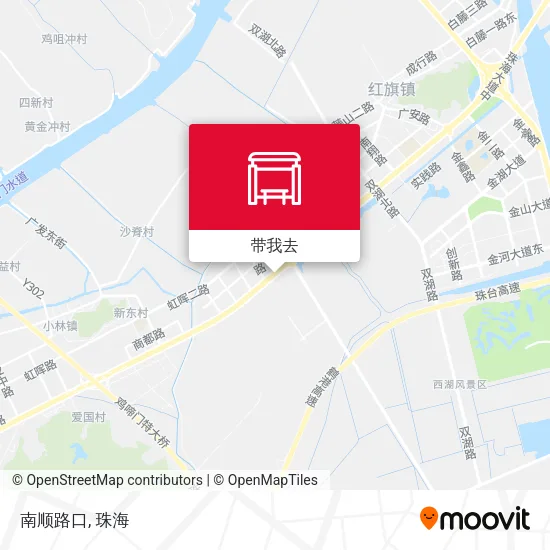 南顺路口地图