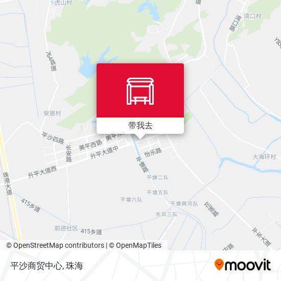 平沙商贸中心地图