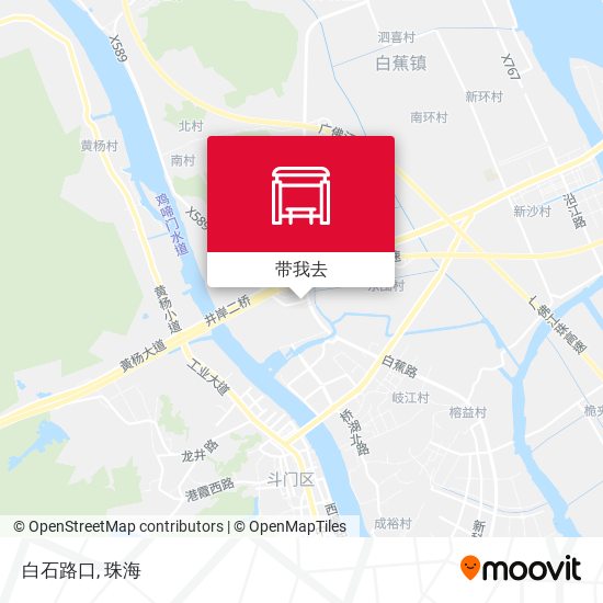 白石路口地图