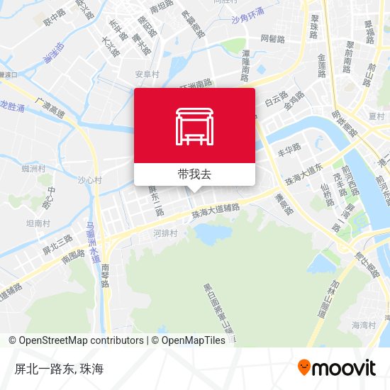 屏北一路东地图