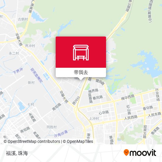 福溪地图