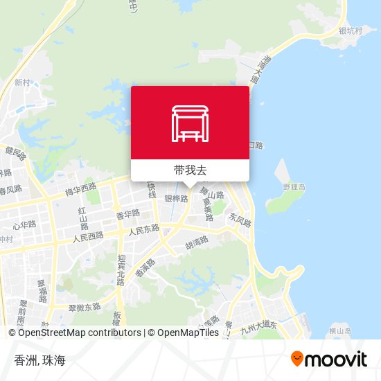 香洲地图