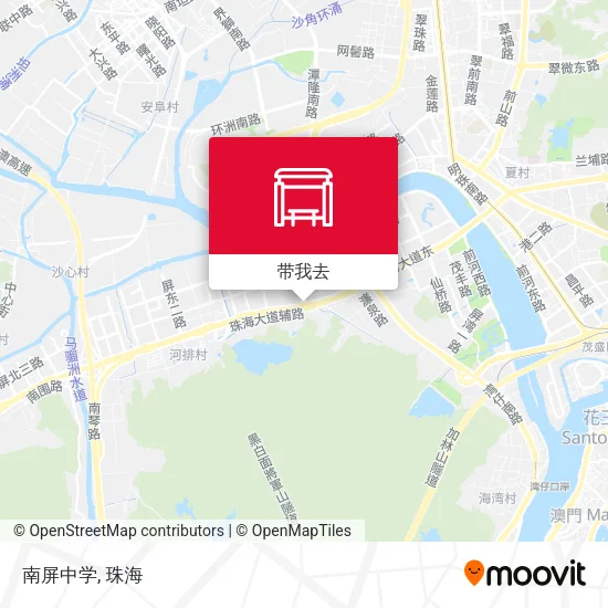 南屏中学地图