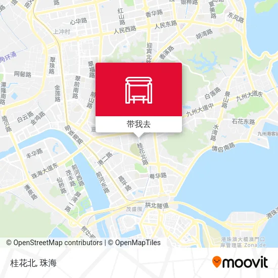 桂花北地图