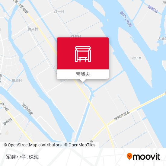 军建小学地图