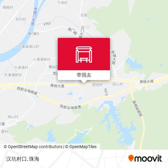 汉坑村口地图