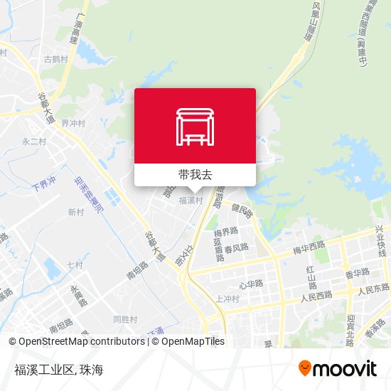 福溪工业区地图