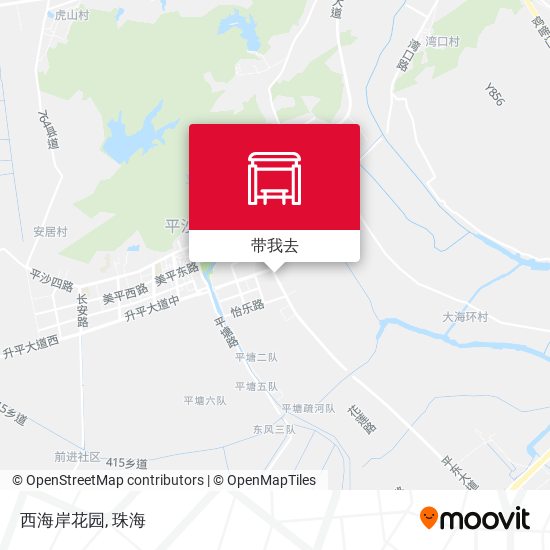 西海岸花园地图
