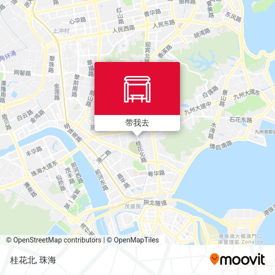 桂花北地图