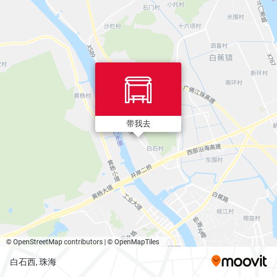 白石西地图