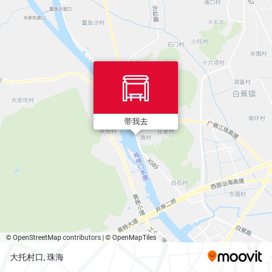 大托村口地图
