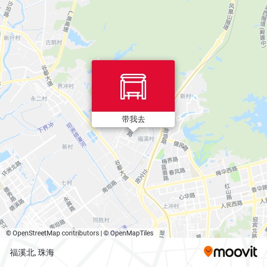 福溪北地图