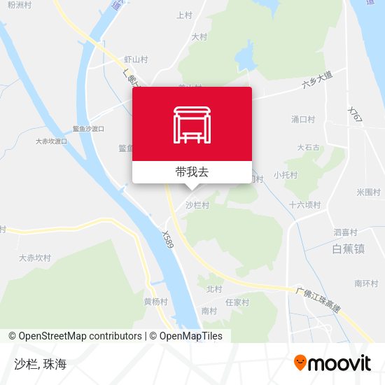 沙栏地图