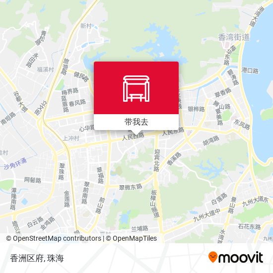 香洲区府地图